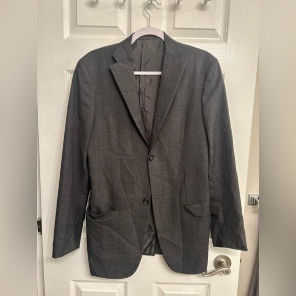 Jil Sander Gray Wool Men’s Tailored Blazer Jacket - Picture 1 of 8